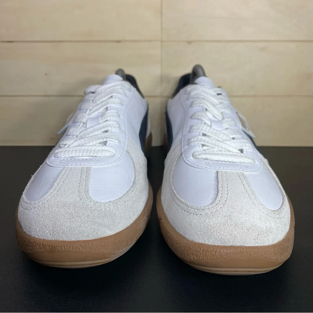 Puma Palermo Leather Sneakers Men's Size 9 Shoes White Vapor Gray Gum - Picture 5 of 11